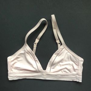 Small Gap Love Bralette in Light Pink